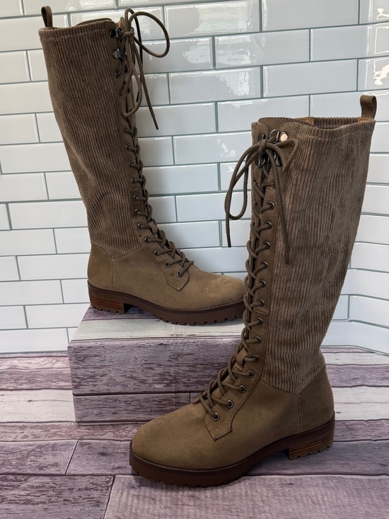 Crown Vintage Shoes - Crown Vintage Anaben knee high combat boots size 6M. MSRP $140
